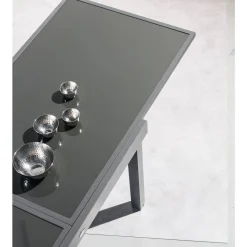 Table de jardin extensible PIAZZA Graphite
