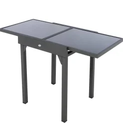 Table de jardin extensible PIAZZA Graphite