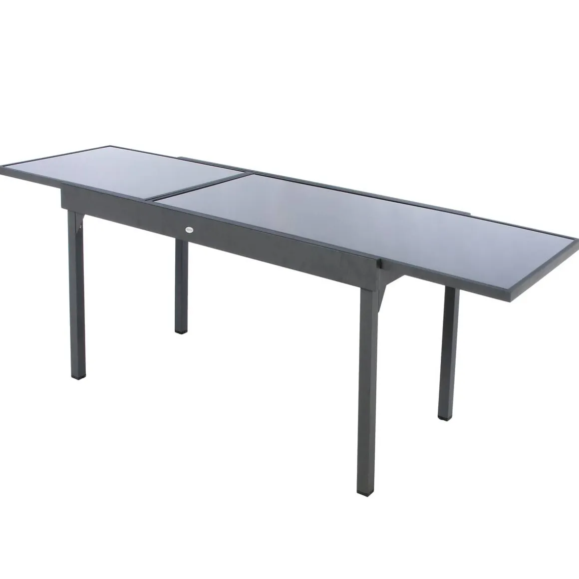 Table de jardin extensible PIAZZA Graphite