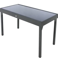 Table de jardin extensible PIAZZA Graphite