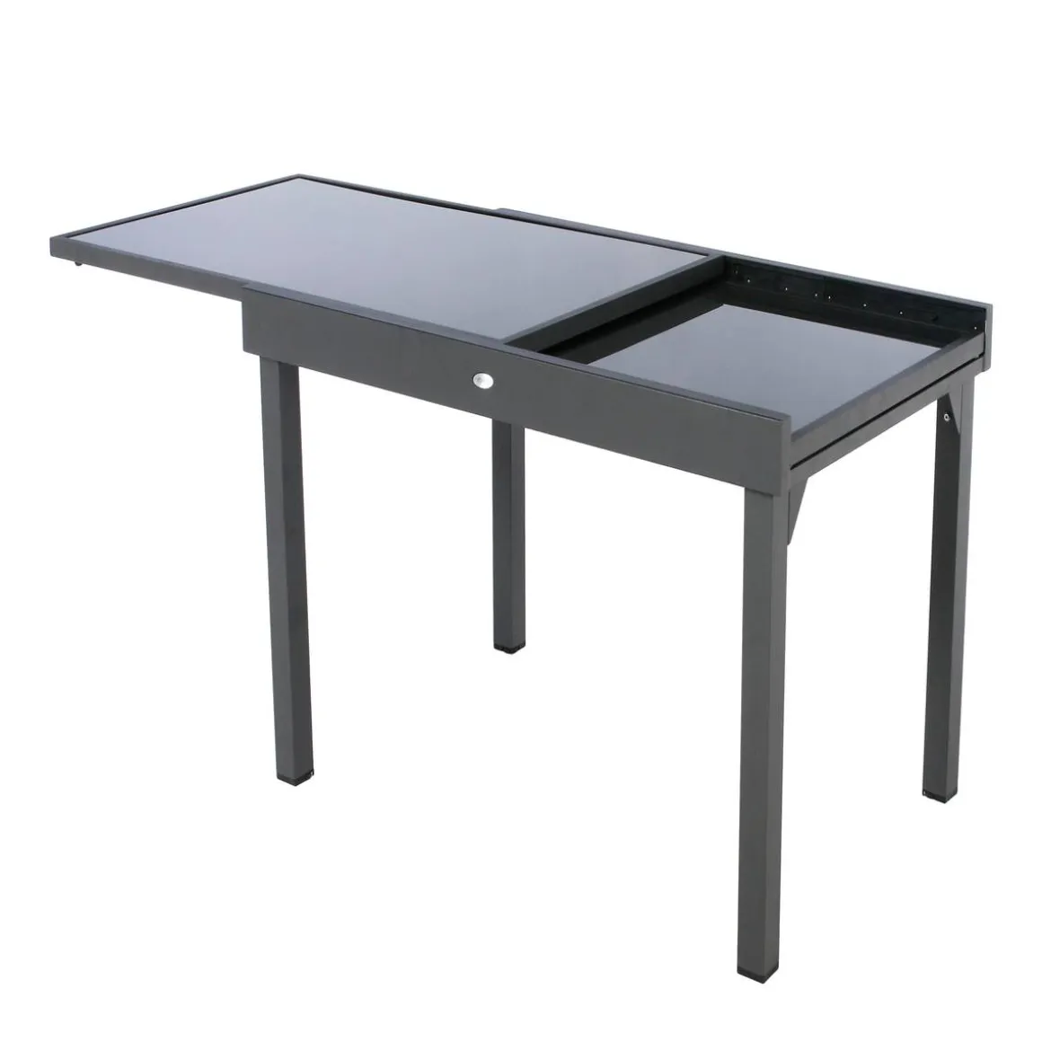 Table de jardin extensible PIAZZA Graphite