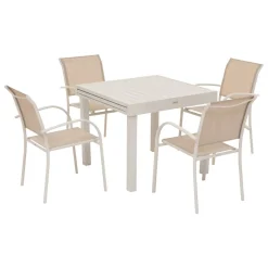 Table de jardin extensible PIAZZA Argile