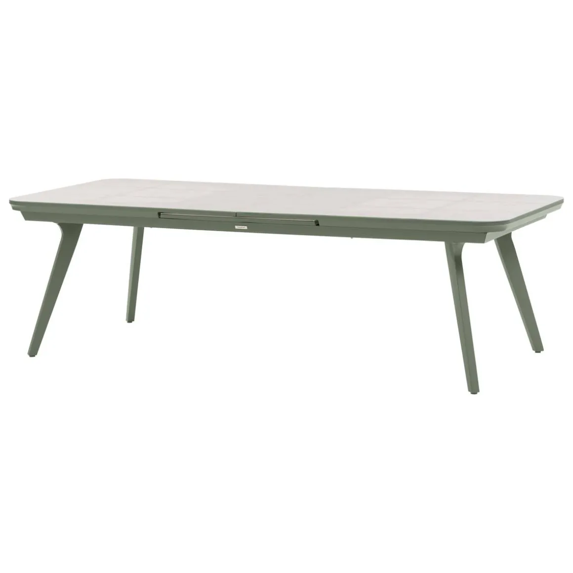 Table de jardin extensible PULPY Vert laurier & Gris granite