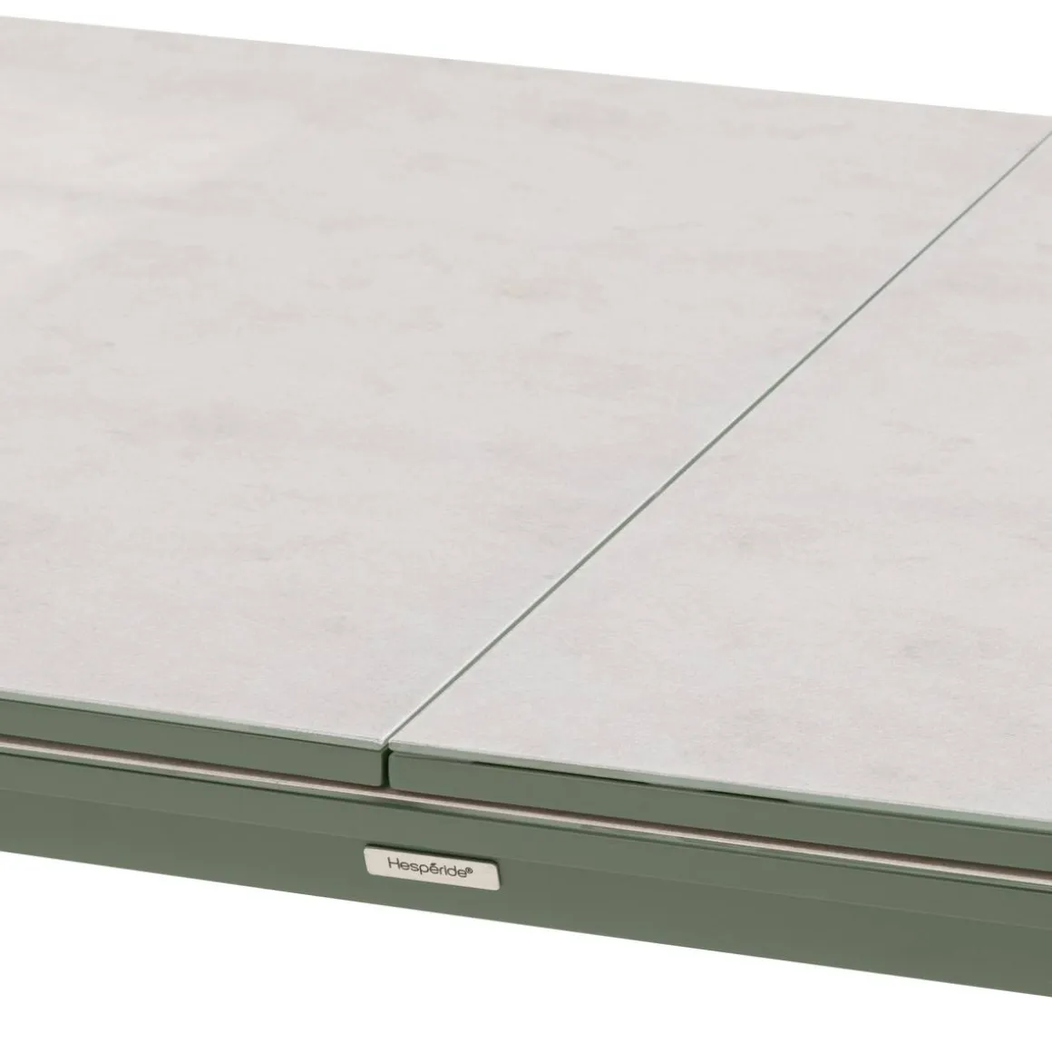 Table de jardin extensible PULPY Vert laurier & Gris granite