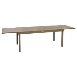 Table de jardin extensible rectangulaire PIAZZA Truffe / Café