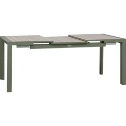 Table de jardin extensible rectangulaire EVASION Lin / Vert laurier