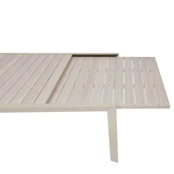 Table de jardin extensible rectangulaire EVASION Lin / Argile