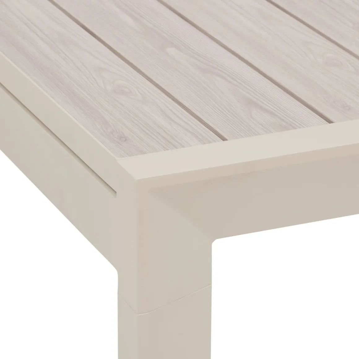 Table de jardin extensible rectangulaire EVASION Lin / Argile