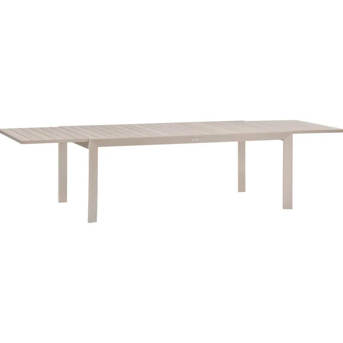 Table de jardin extensible rectangulaire EVASION Lin / Argile