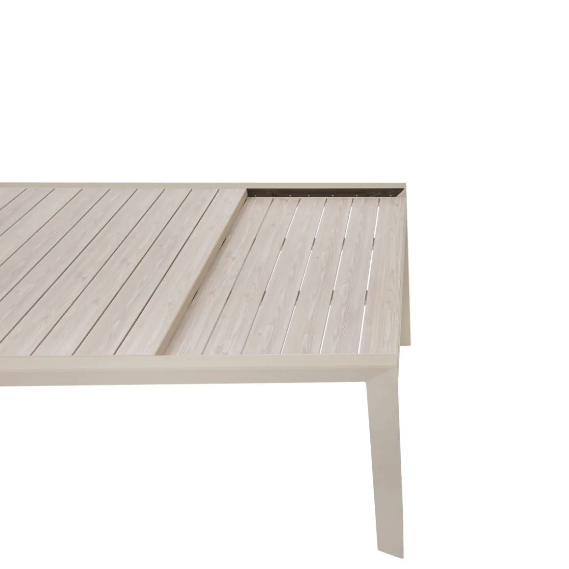 Table de jardin extensible rectangulaire EVASION Lin / Argile