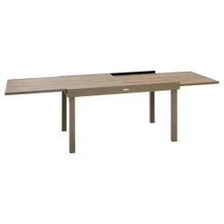 Table de jardin extensible rectangulaire PIAZZA Truffe / Café