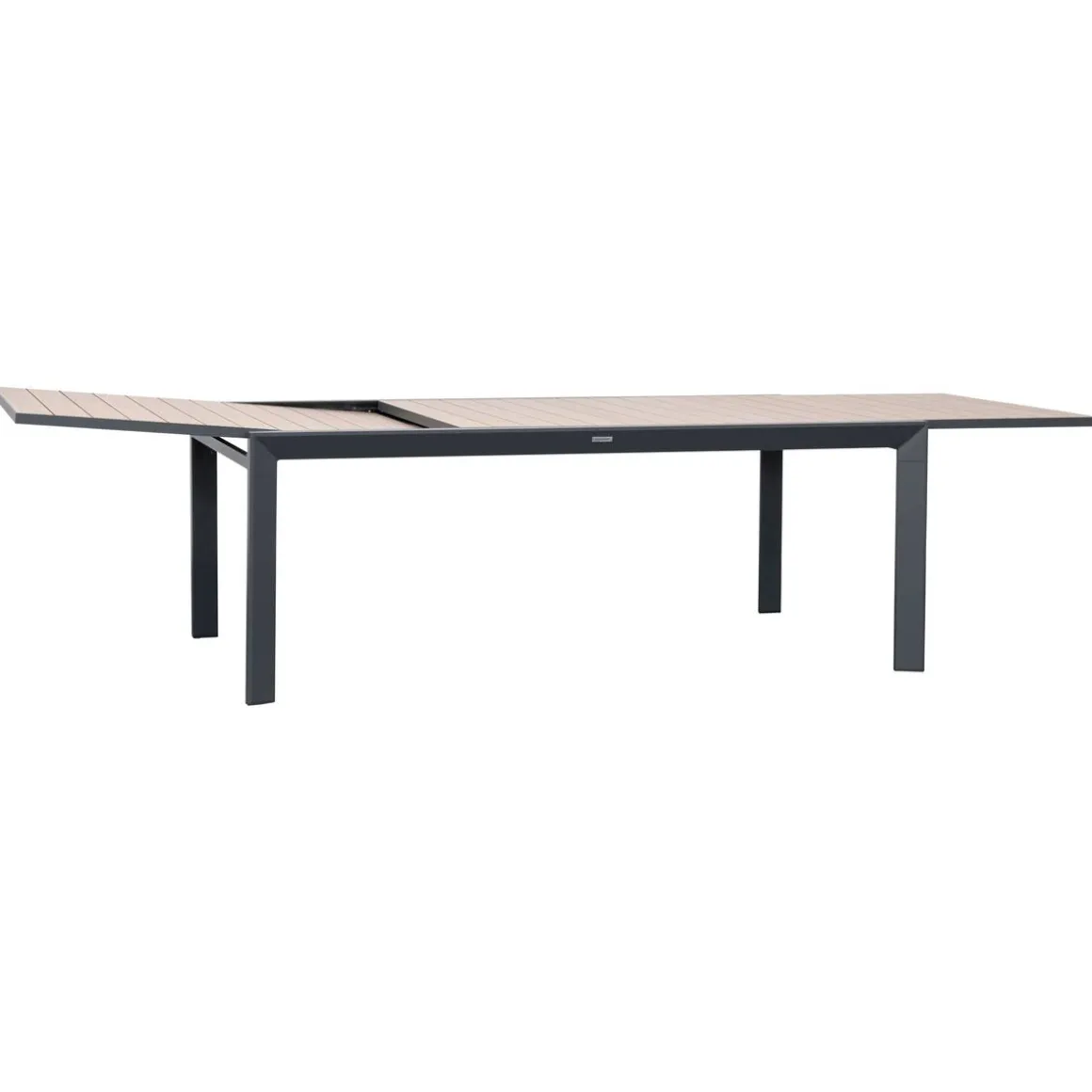Table de jardin extensible rectangulaire EVASION Honey / Graphite