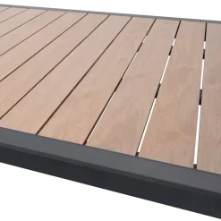 Table de jardin extensible rectangulaire EVASION Honey / Graphite