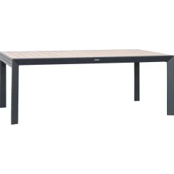 Table de jardin extensible rectangulaire EVASION Honey / Graphite