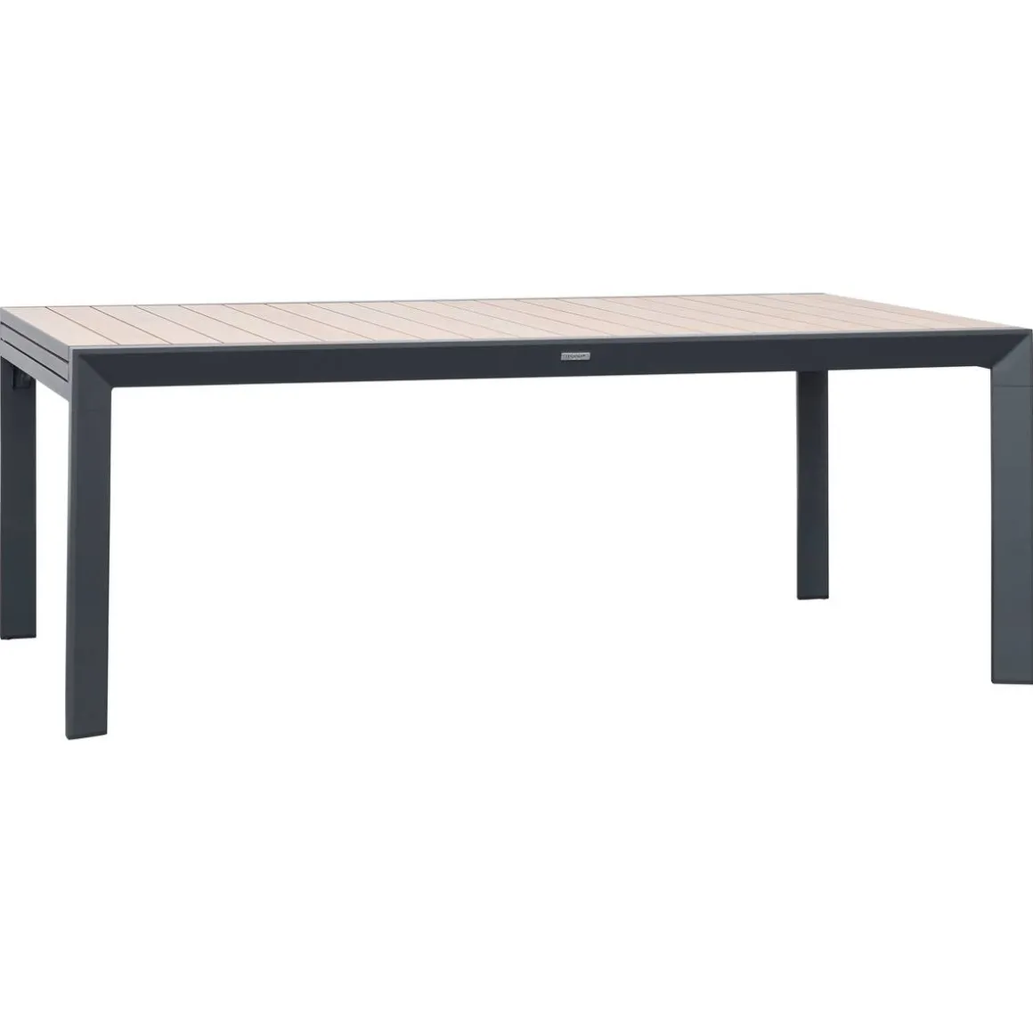 Table de jardin extensible rectangulaire EVASION Honey / Graphite