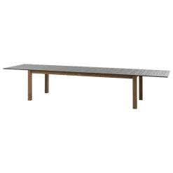 Table de jardin extensible rectangulaire MICEIRA Graphite & Honey