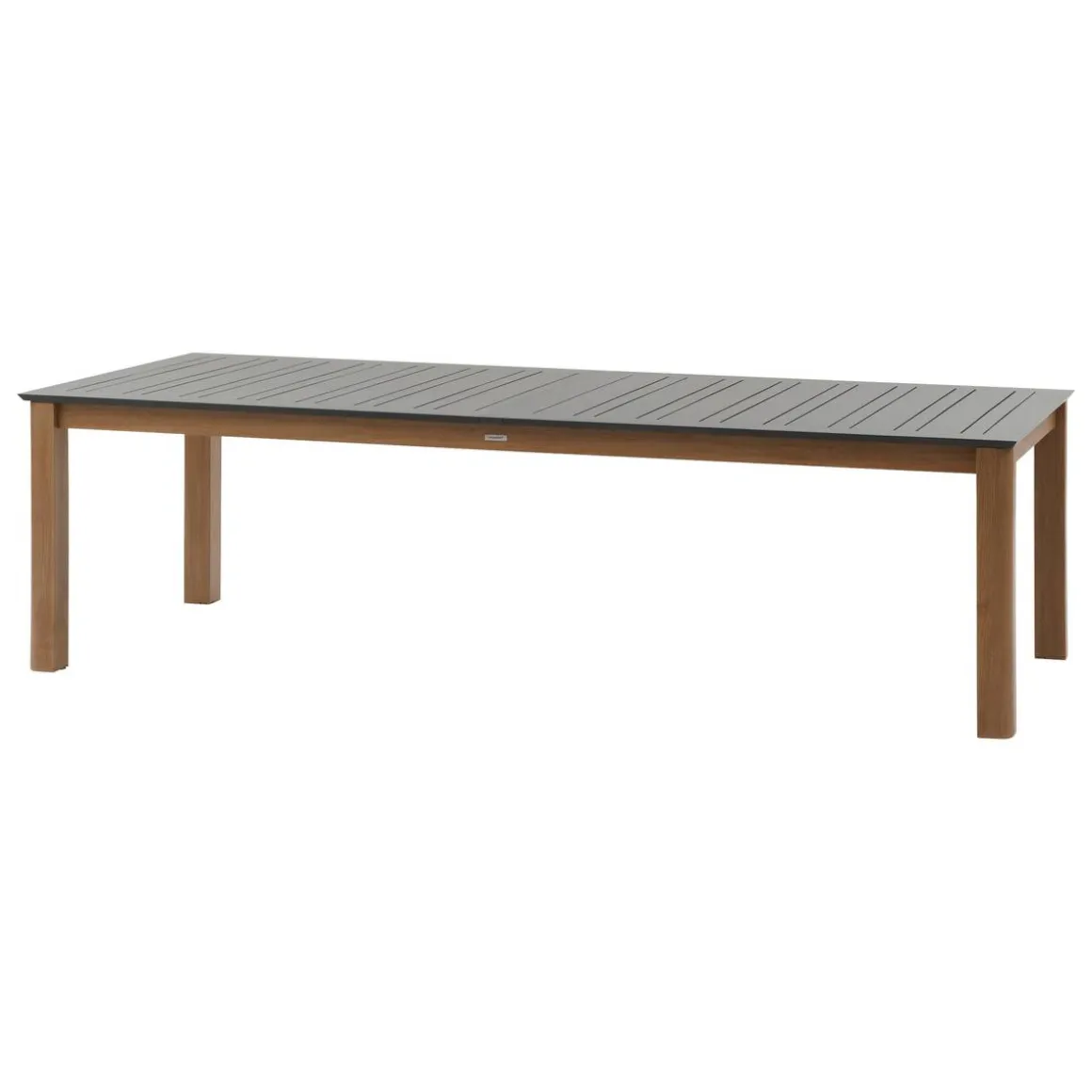 Table de jardin extensible rectangulaire MICEIRA Graphite & Honey
