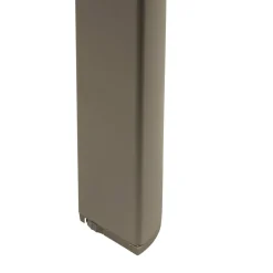 Table de jardin extensible rectangulaire LUZANE Argile / Café