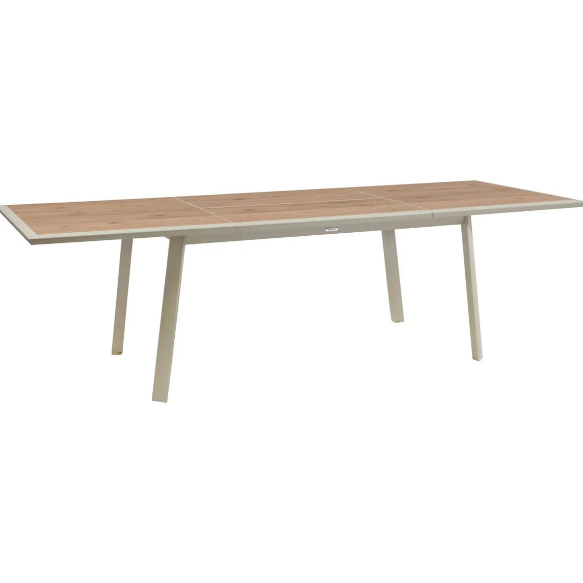 Table de jardin extensible rectangulaire PAVANE Malte / Argile