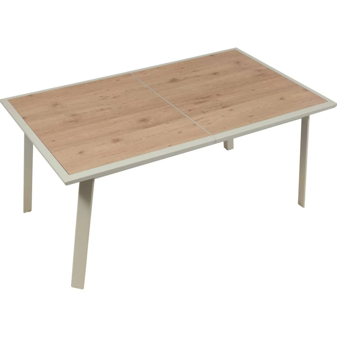 Table de jardin extensible rectangulaire PAVANE Malte / Argile