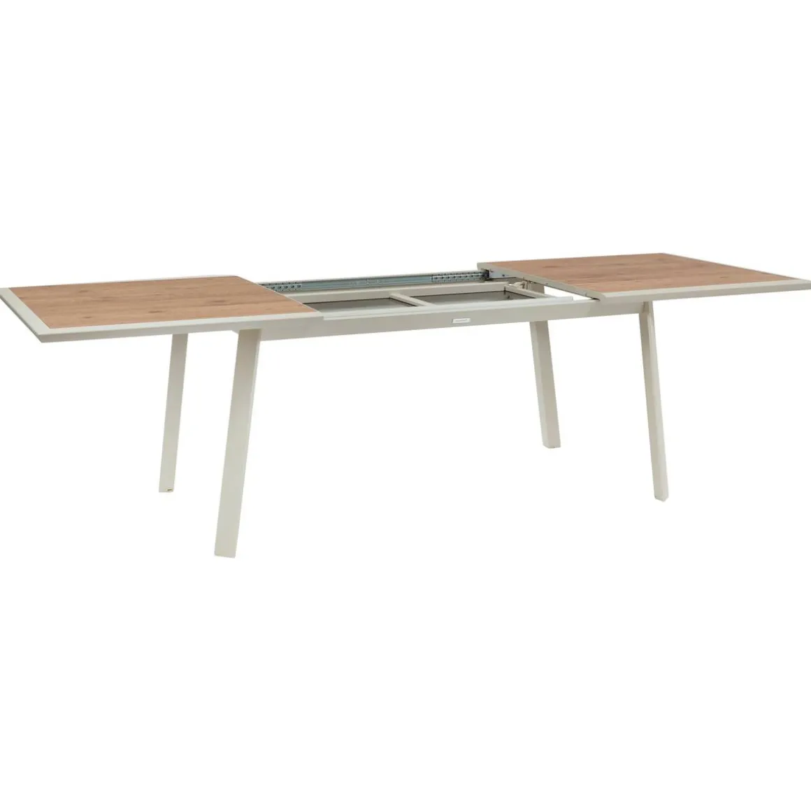 Table de jardin extensible rectangulaire PAVANE Malte / Argile