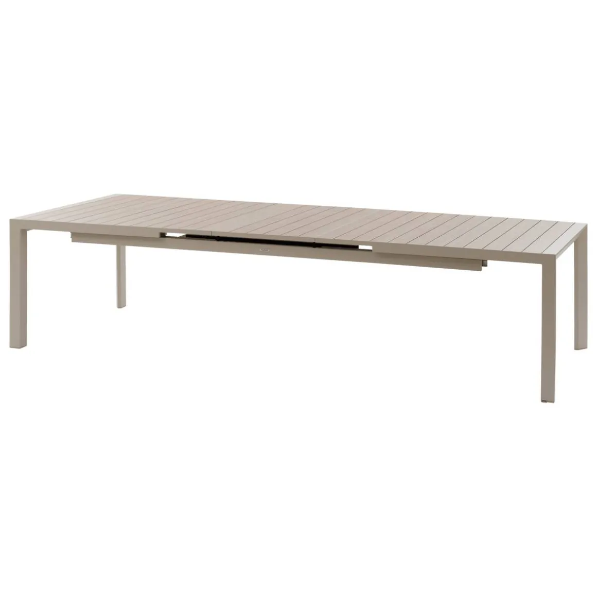Table de jardin extensible ÉVASION Effet bois Lin & Argile