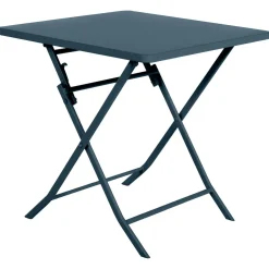 Table de jardin pliante carrée GREENSBORO Pétrole