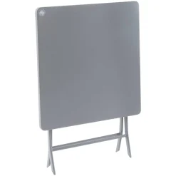 Table de jardin pliante carrée GREENSBORO Gris quartz