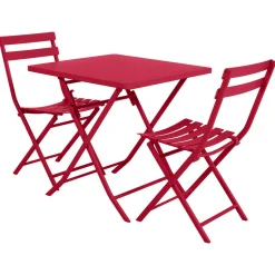 Table de jardin pliante carrée GREENSBORO Grenade