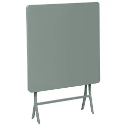 Table de jardin pliante carrée GREENSBORO Vert olive