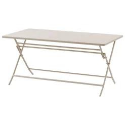 Table de jardin pliante rectangulaire GREENSBORO Argile