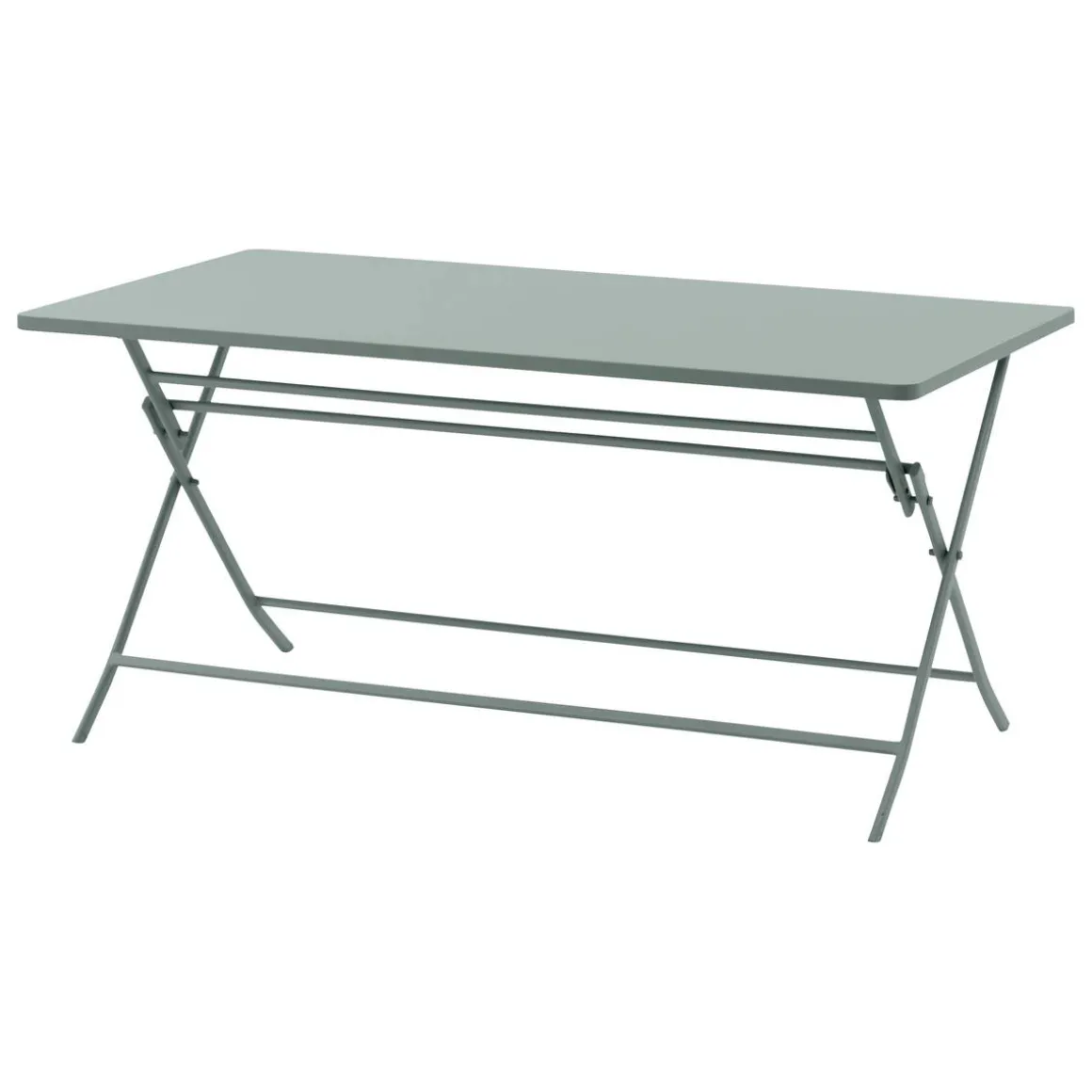 Table de jardin pliante rectangulaire GREENSBORO Vert olive