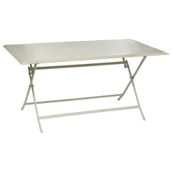 Table de jardin pliante rectangulaire AZUA Argile