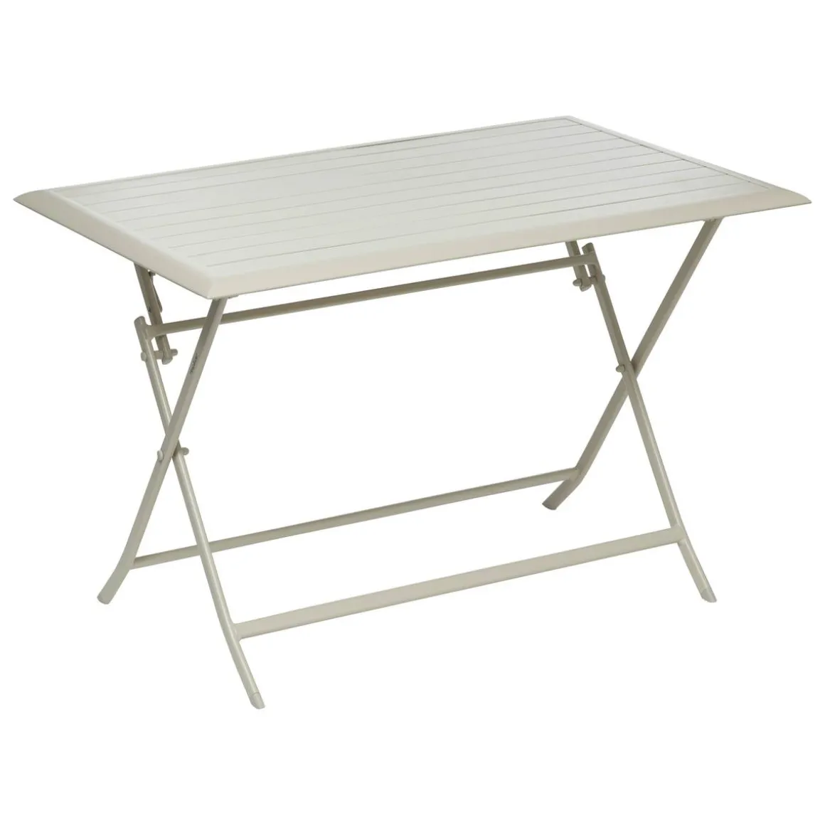 Table de jardin pliante rectangulaire AZUA Argile