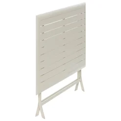 Table de jardin pliante rectangulaire AZUA Argile