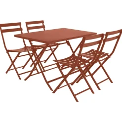Table de jardin pliante rectangulaire GREENSBORO Ambre