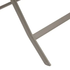 Table de jardin pliante rectangulaire AZUA Truffe / Café