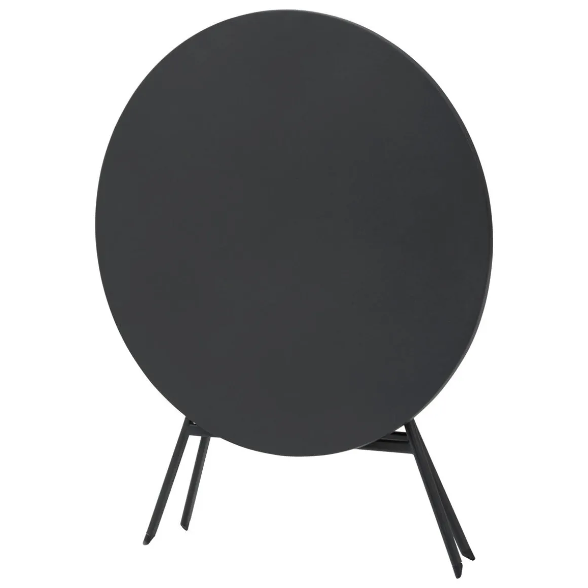 Table de jardin pliante ronde GREENSBORO Graphite