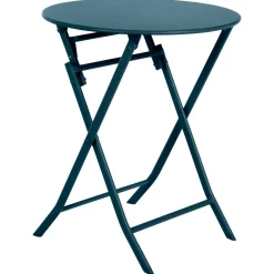 Table de jardin pliante ronde GREENSBORO Pétrole