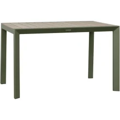 Table de jardin rectangulaire EVASION Lin / Vert laurier