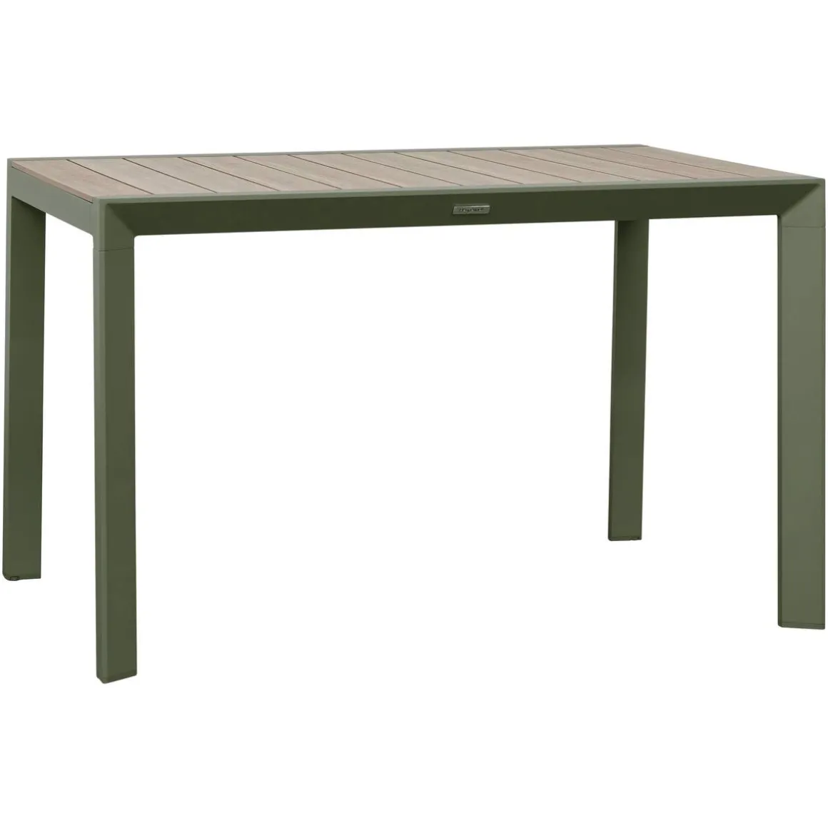 Table de jardin rectangulaire EVASION Lin / Vert laurier