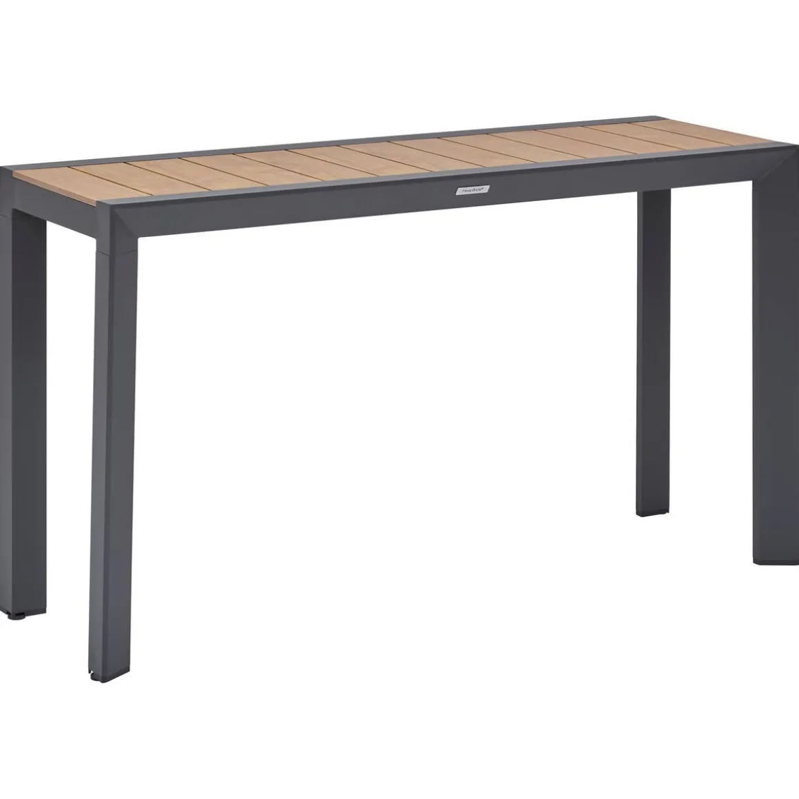 Table de jardin rectangulaire EVASION Honey / Graphite