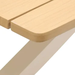 Table de jardin rectangulaire ORACLION Noix / Argile