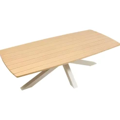 Table de jardin rectangulaire ORACLION Noix / Argile