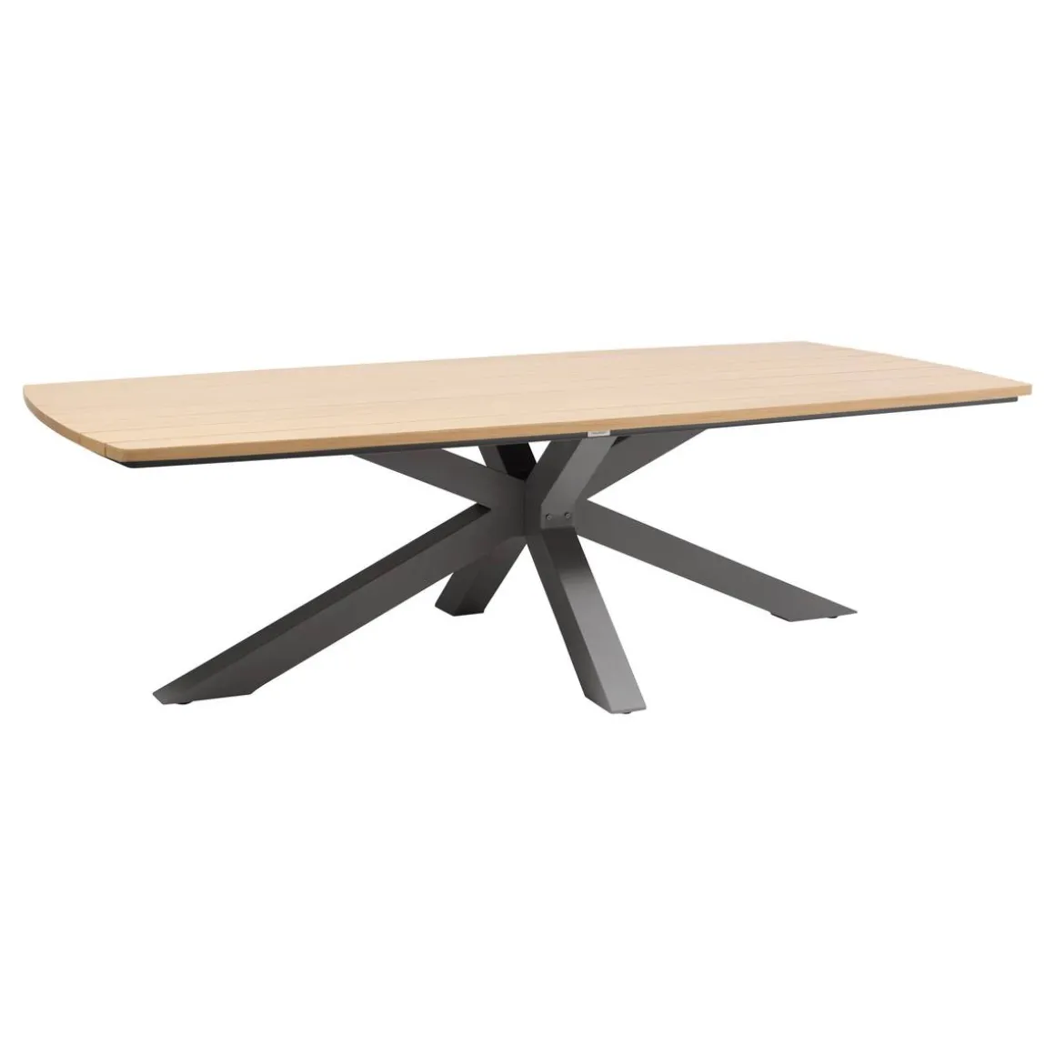 Table de jardin rectangulaire ORACLION Noix / Graphite