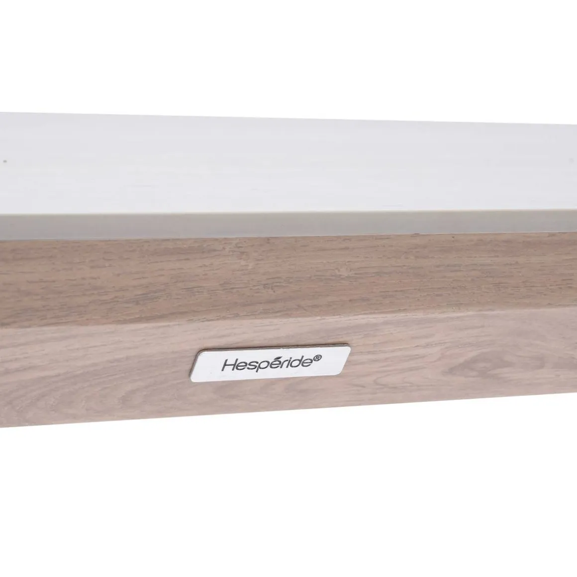 Table de jardin rectangulaire NELORA Beige ficelle / Honey