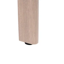 Table de jardin rectangulaire NELORA Beige ficelle / Honey