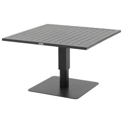 Table de jardin relevable carrée SALIMIA Graphite