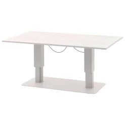 Table de jardin relevable rectangulaire SALIMIA Avoine