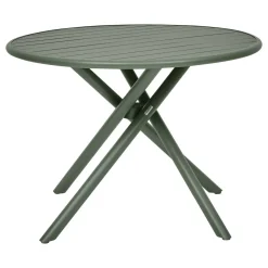 Table de jardin ronde NEBULLIA Vert laurier